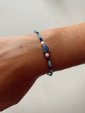 Pulsera mostacillas acero