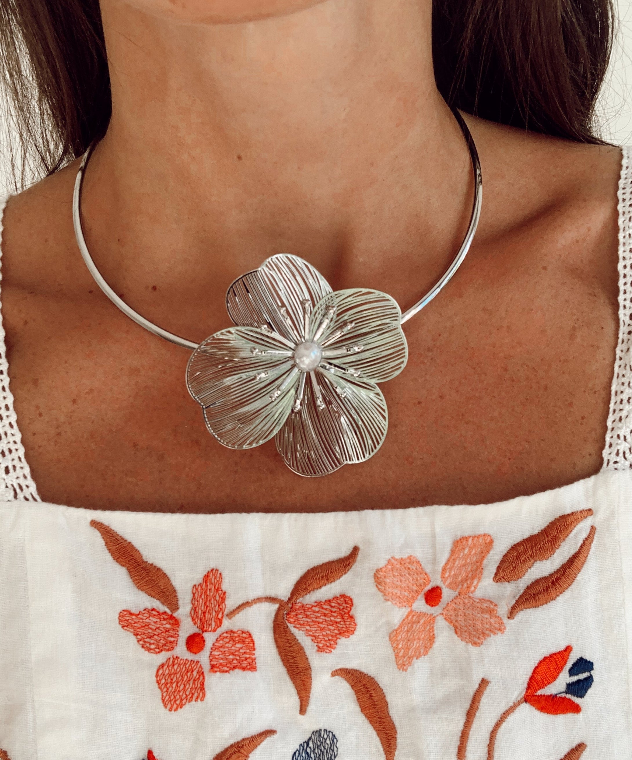 Collar Chapòn Flor
