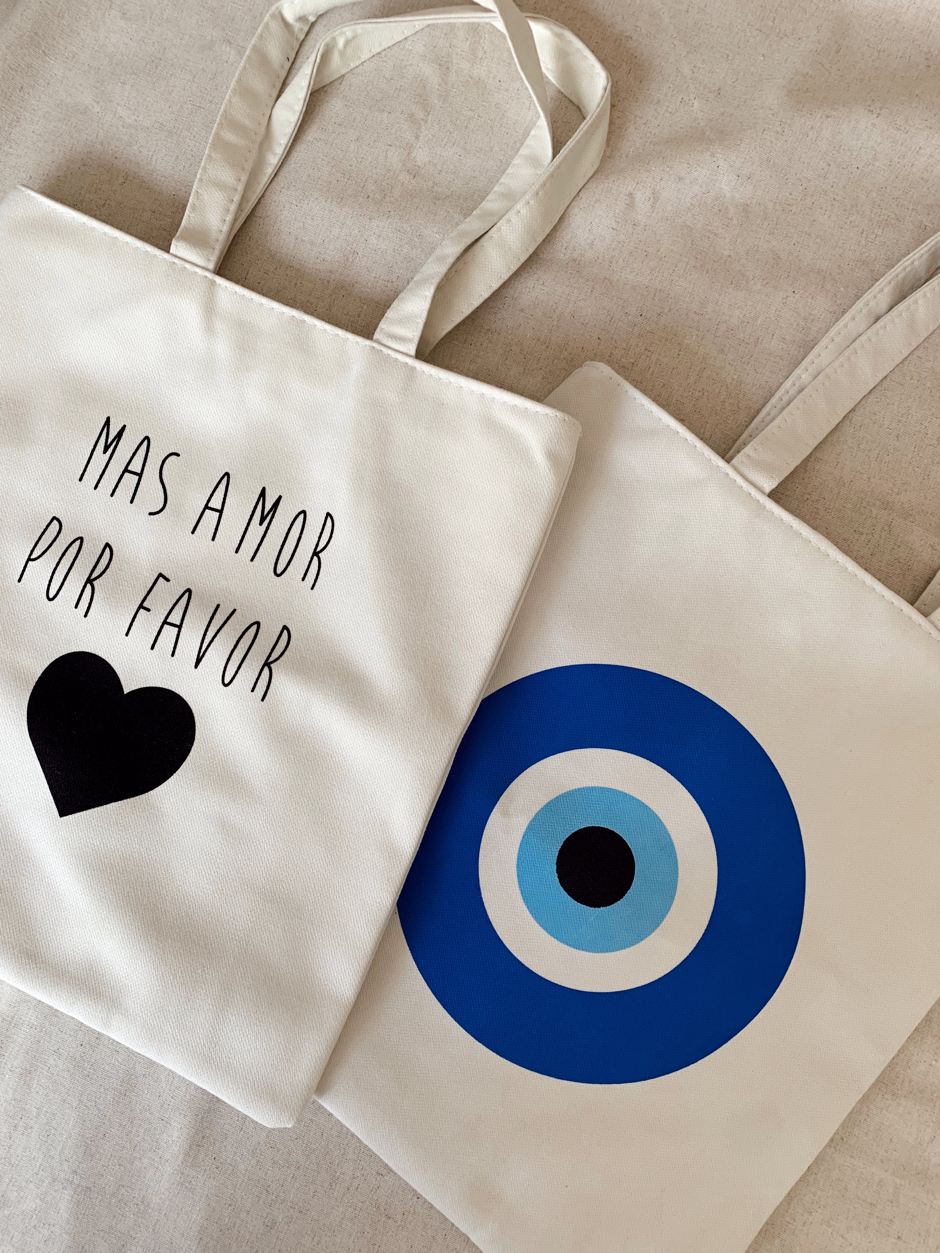 Tote bags + amor
