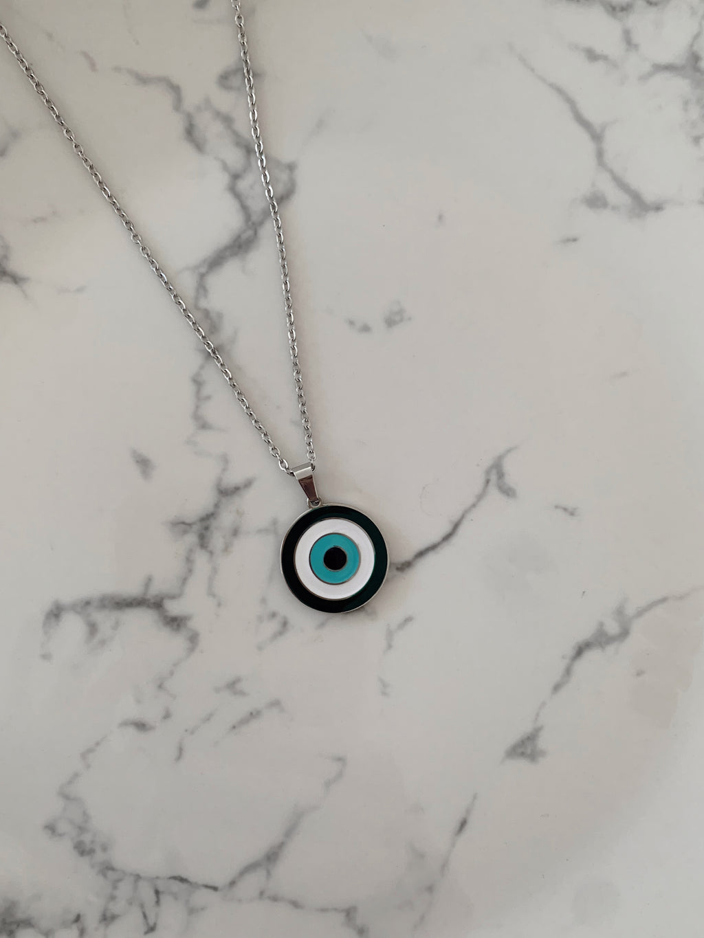 Cadenita ojo turco acero