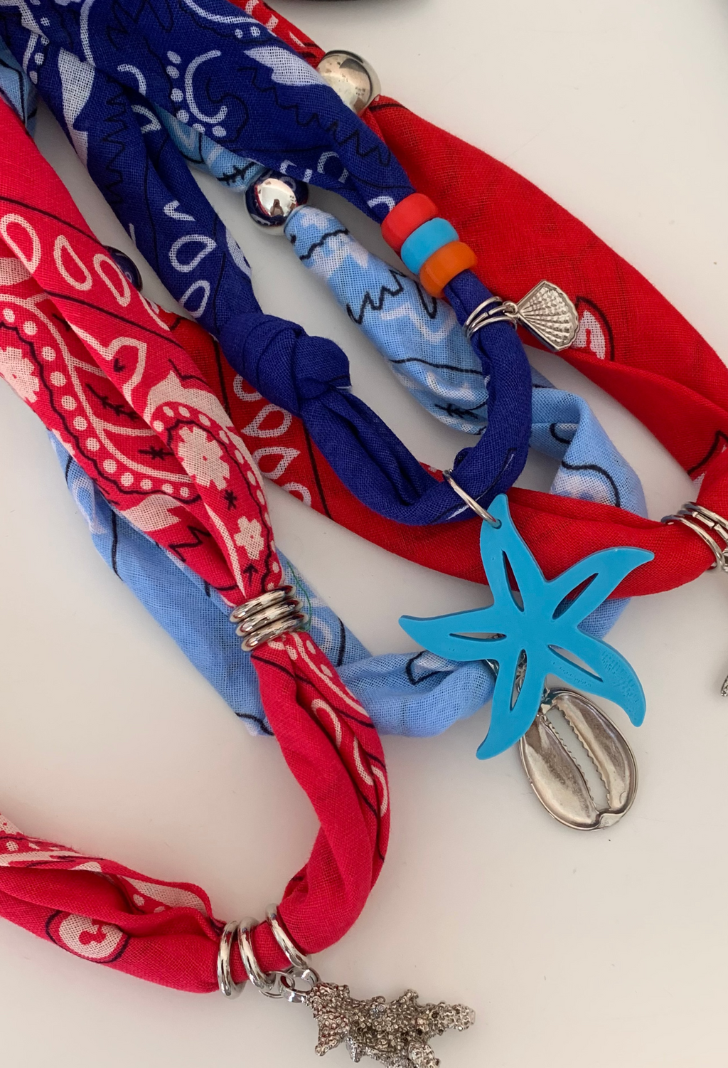 Collar Bandana Azul