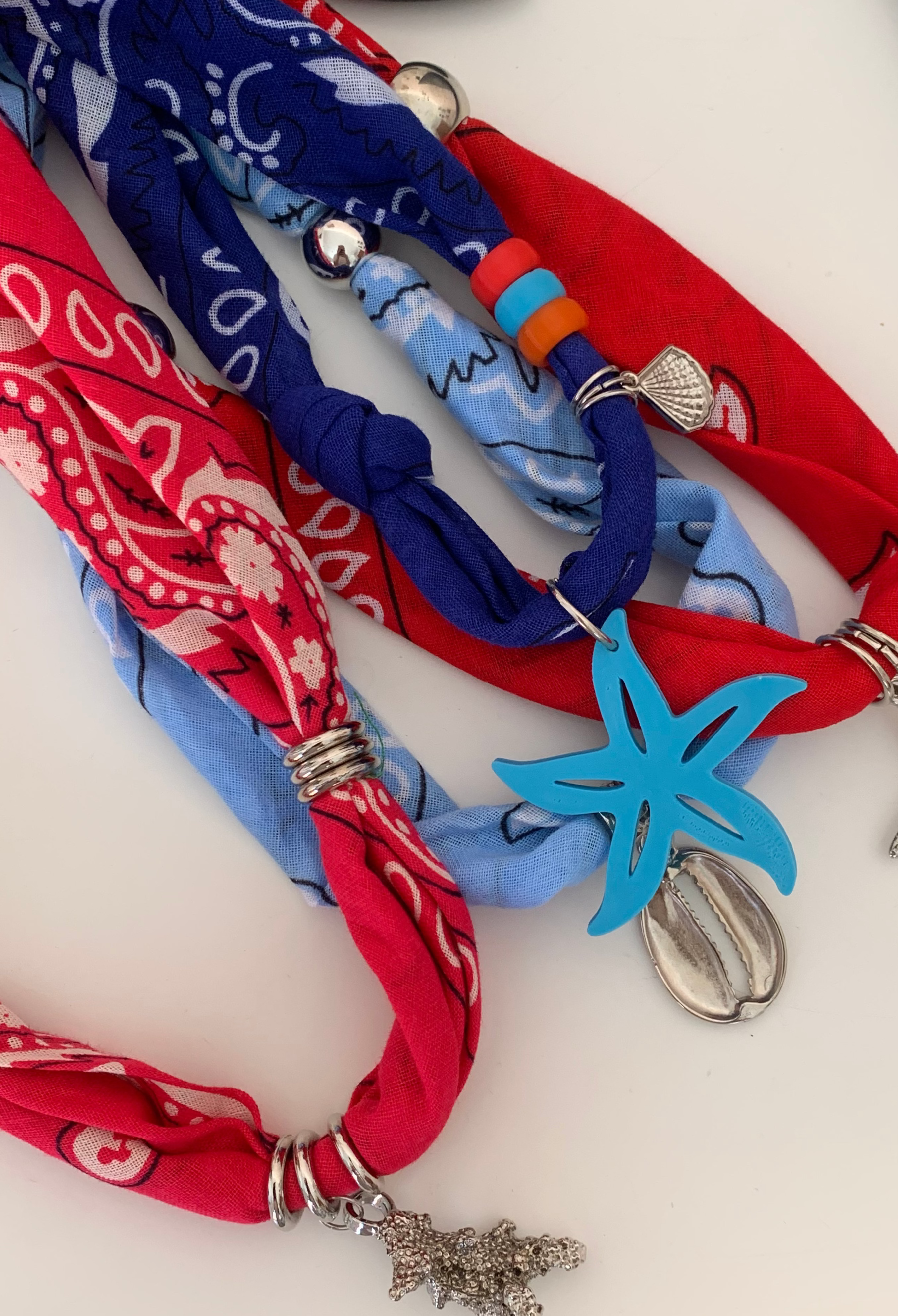 Collar Bandana Azul