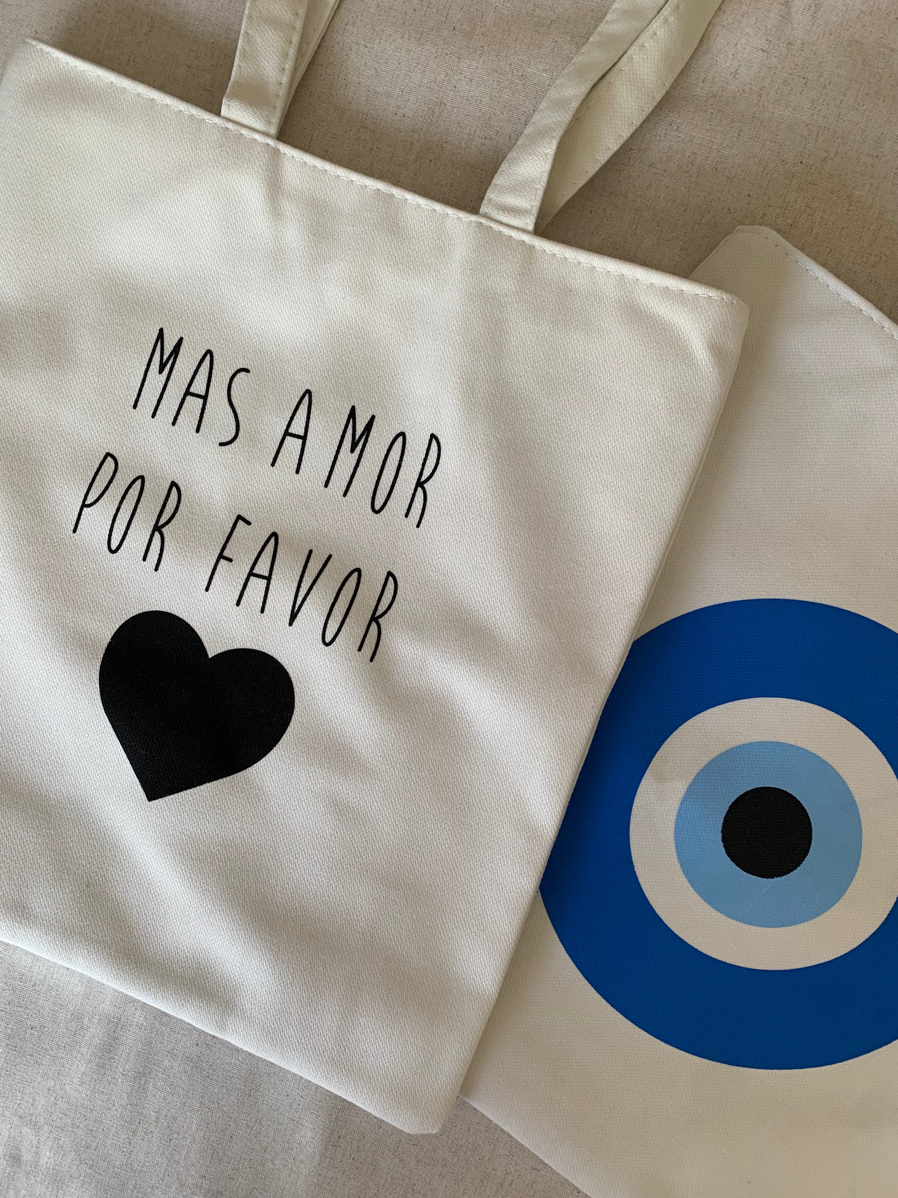Tote bags + amor