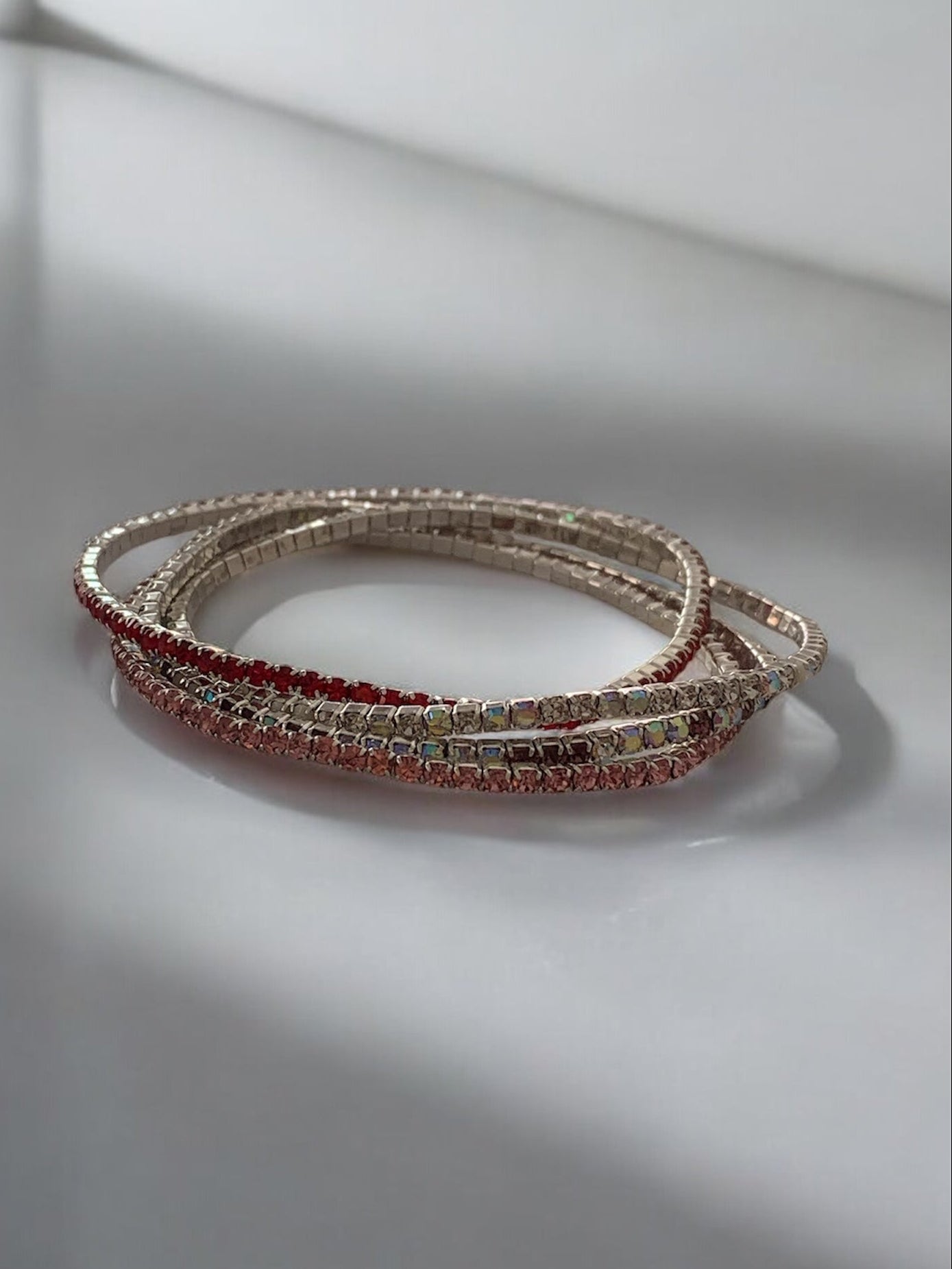 Pulseras elástica strass