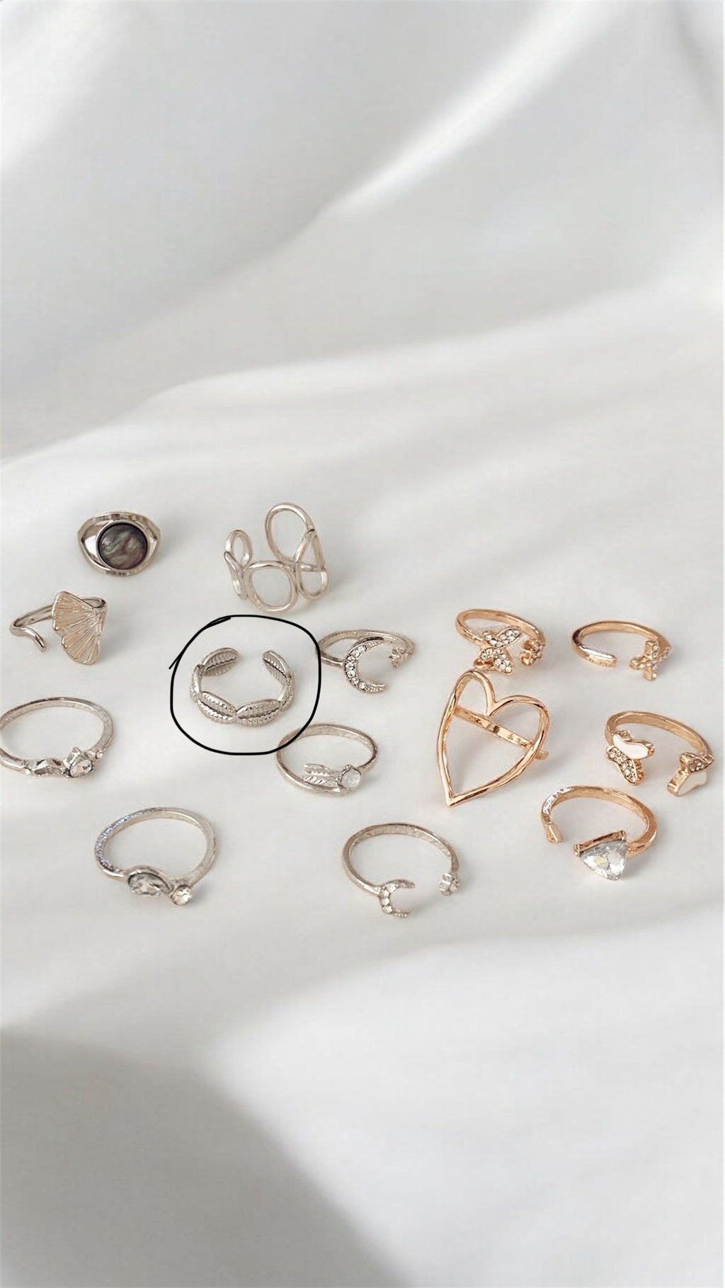 Anillo caracoles