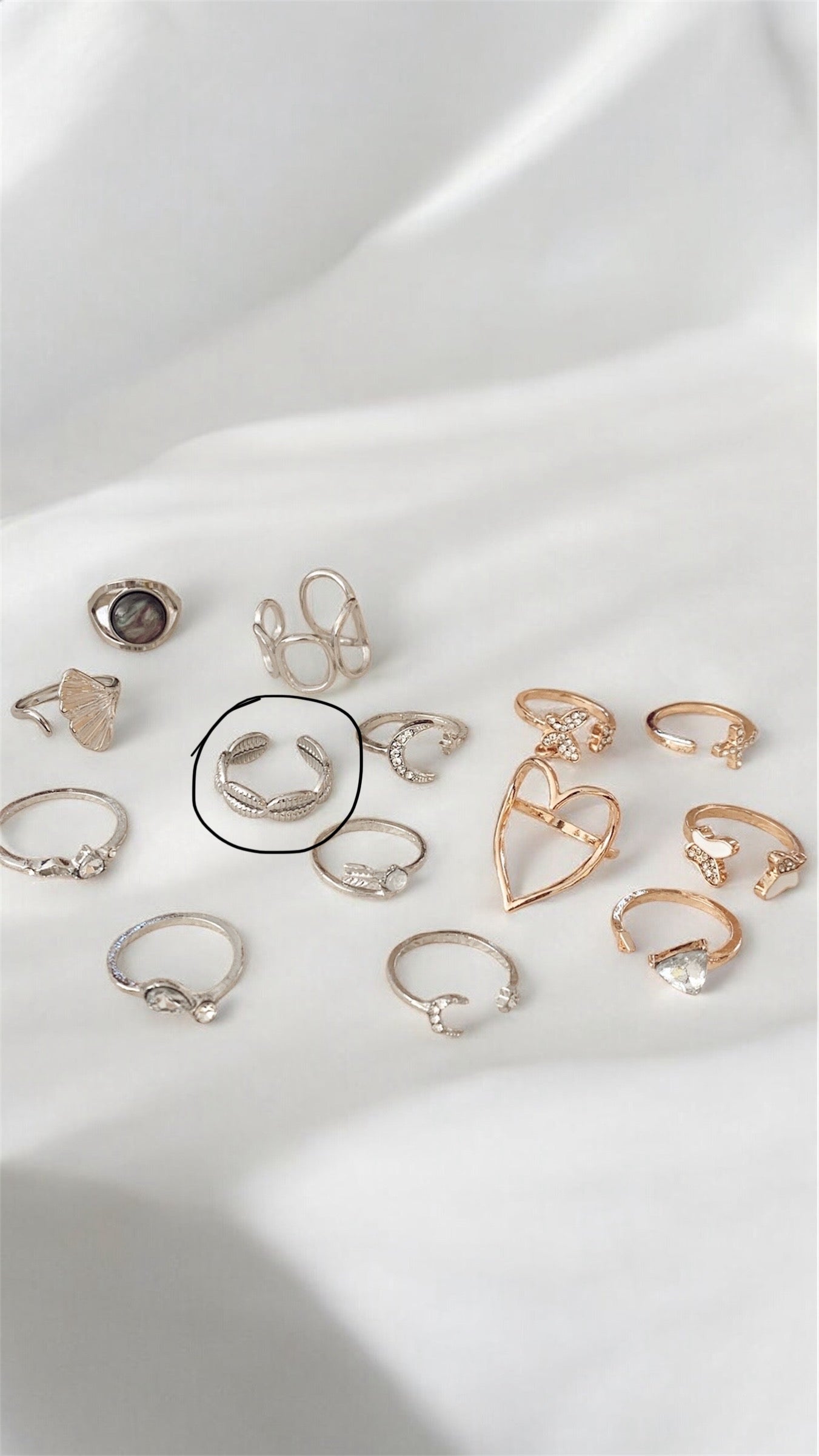 Anillo caracoles
