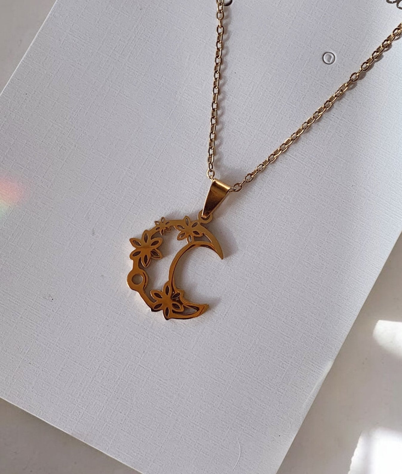 Cadenita luna acero