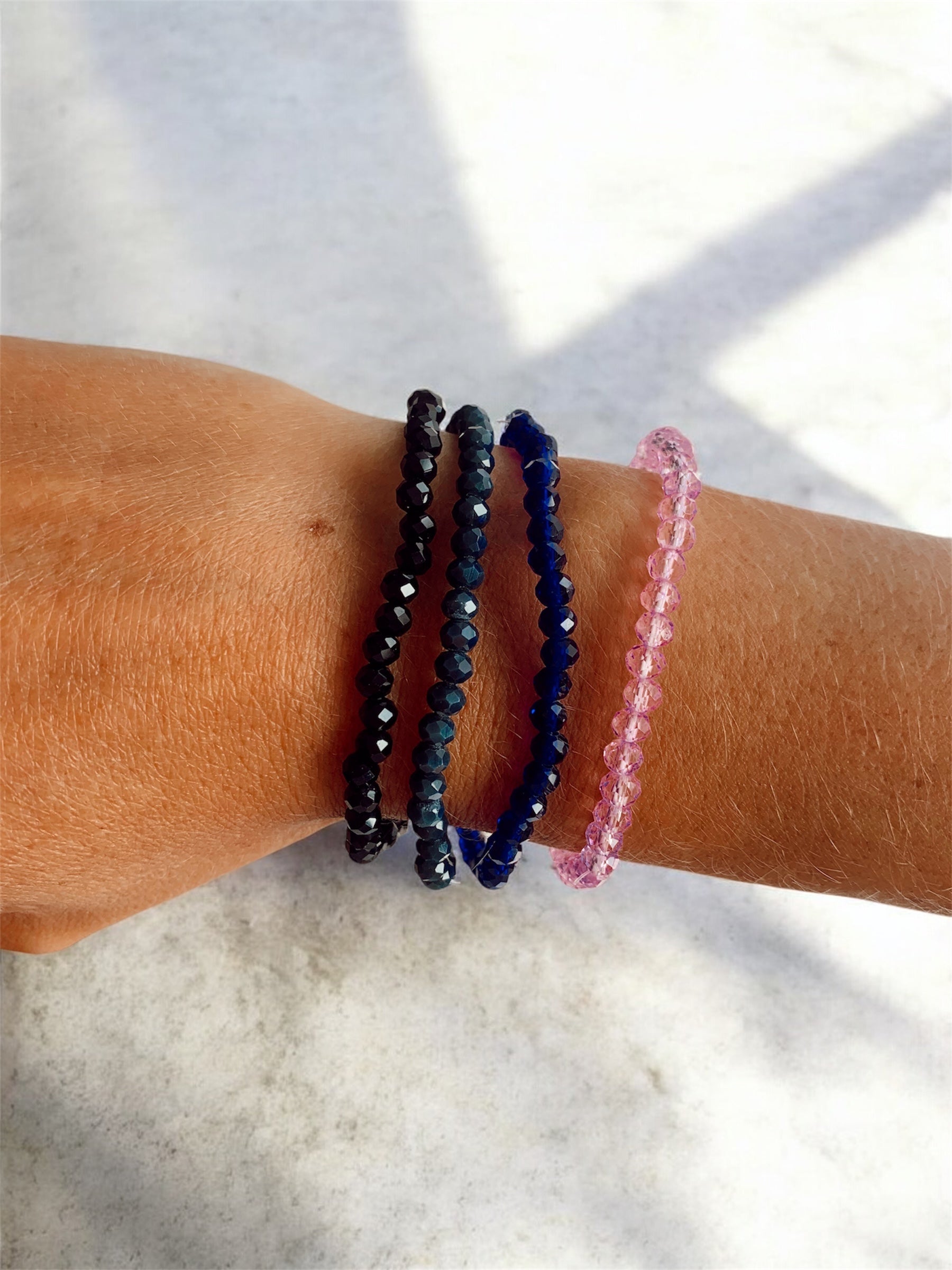 Pulseras cuenca brillo