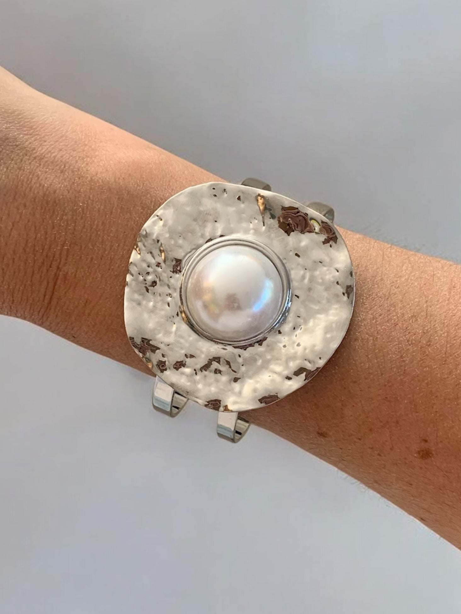 Brazalete XL perla