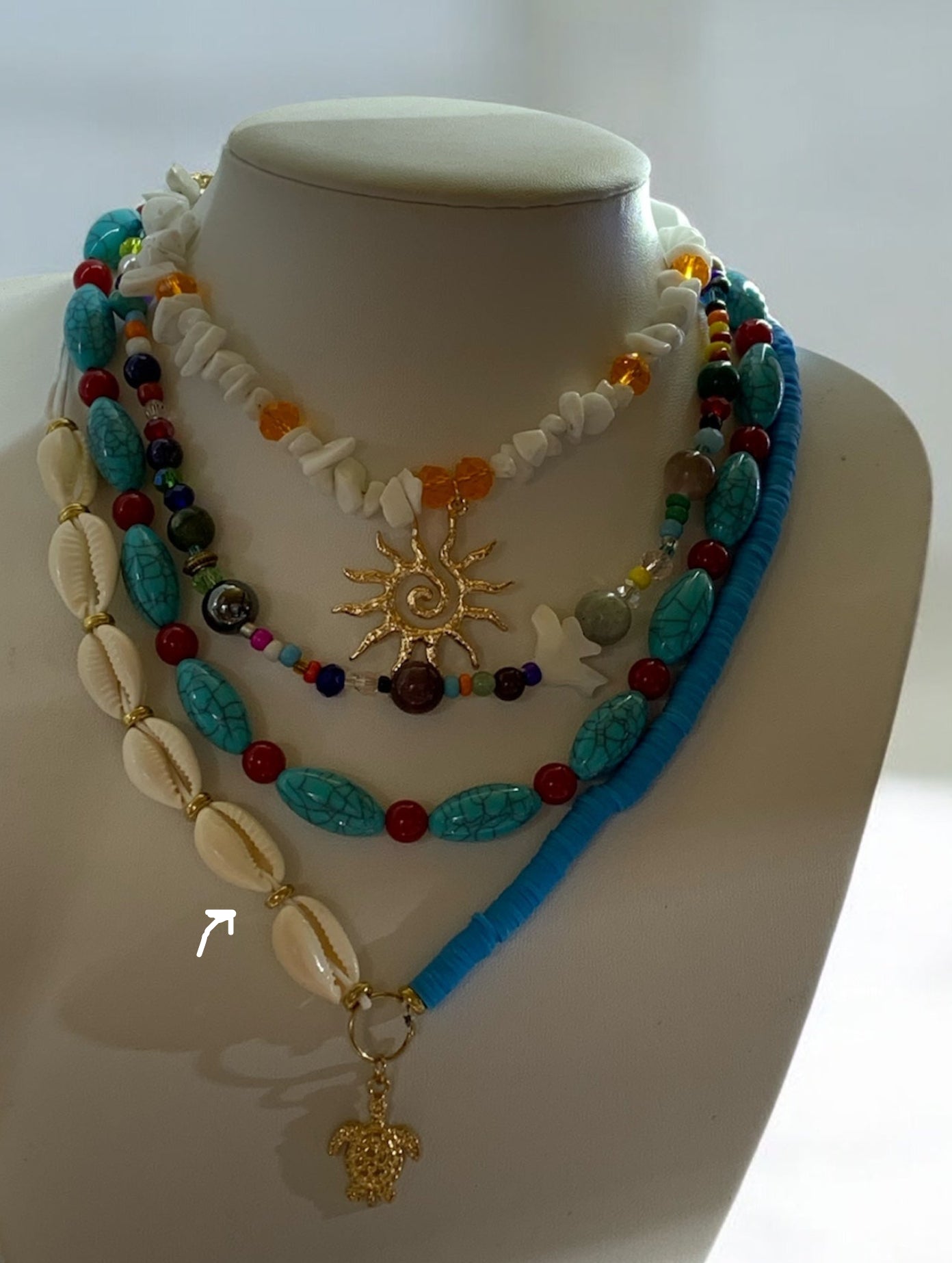Collar caracolas